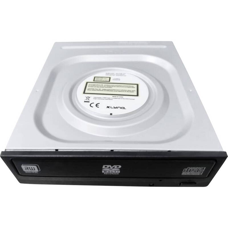 Xlyne DVD-Laufwerk Intern SATA III Schwarz Silber Bulk Laufwerk PC 148x42x173mm - 4260449578874