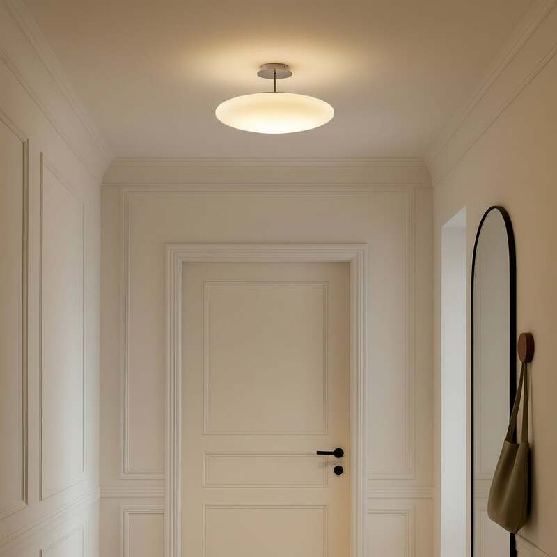 Lindby Deckenleuchte Lampe Gunda LED dimmbar Hängeleuchte Leuchte weiß Ø48cm - 4251096559293
