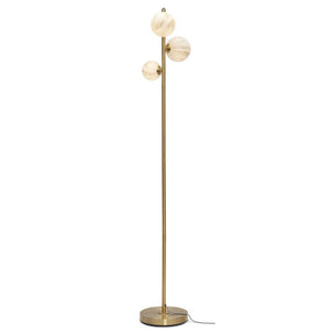 B-Ware IT'S ABOUT ROMI Carrara Stehlampe Stehleuchte Lampe 3-flg marmoriert
