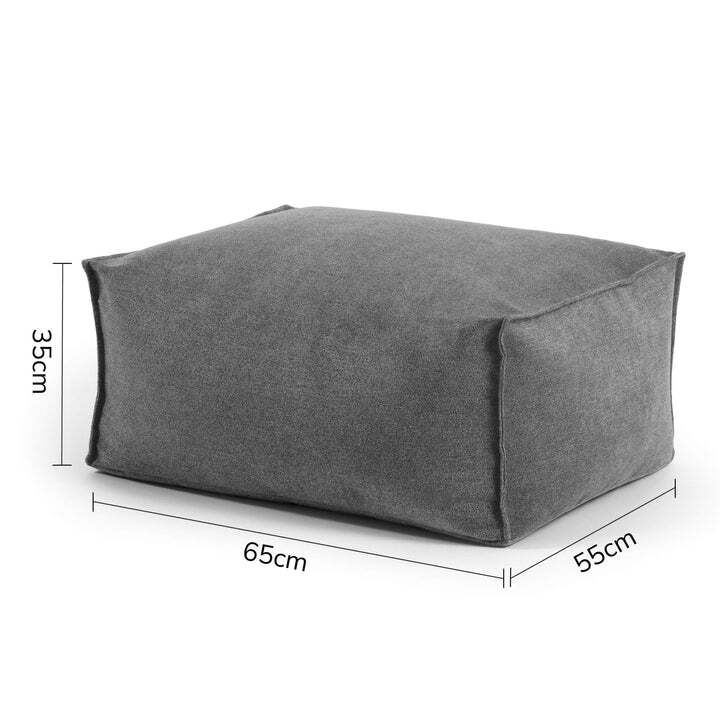 mokebo Indoor Pouf Der Ruhepouf leichter Hocker Sitzpouf Beistelltisch Petrol - 4260669187542