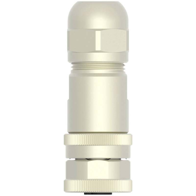 TE Connectivity Sensor Steckverbinder Buchse Kupplung M12 Silber 2 STÜCK - 4064161274324