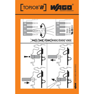 B-Ware WAGO Handhabungsaufkleber 210-400/2000-002 100 Stück Klemmen Aufkleber 1,74kg