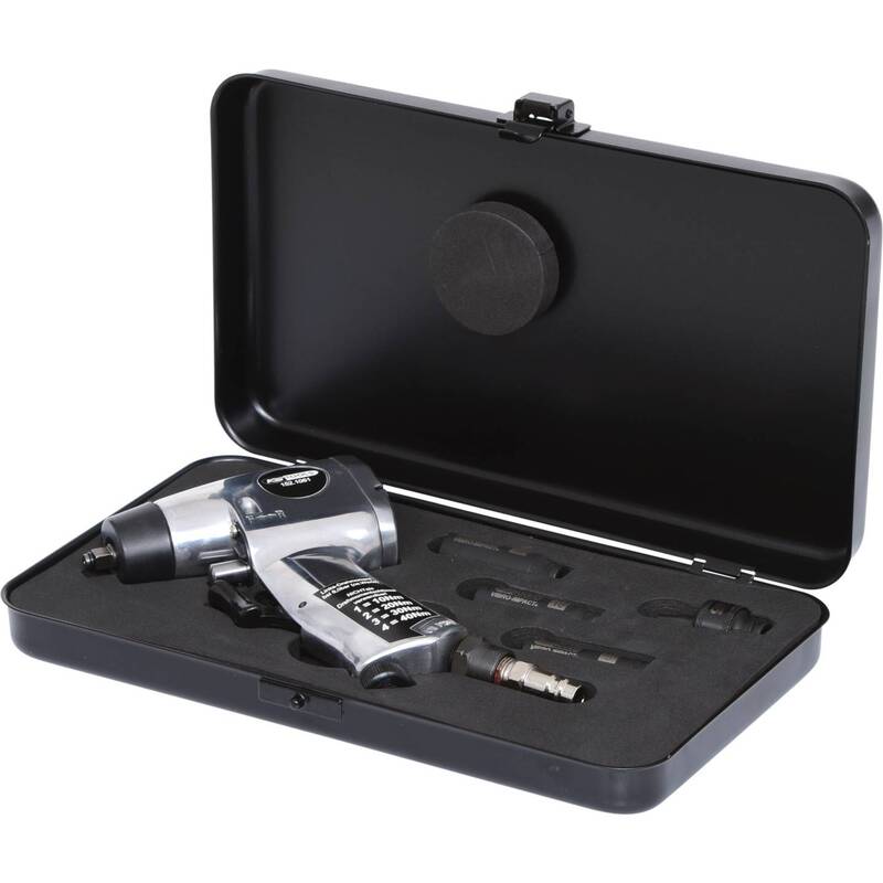KS Tools Glühkerzenlöser Druckluft Vibrationsschrauber 5-tlg Werkzeugset 1800g - 4042146236031