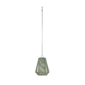 B-Ware Lindby Solarleuchte Hängelampe Lampe LED grün Kunststoff USB Akku Schalter