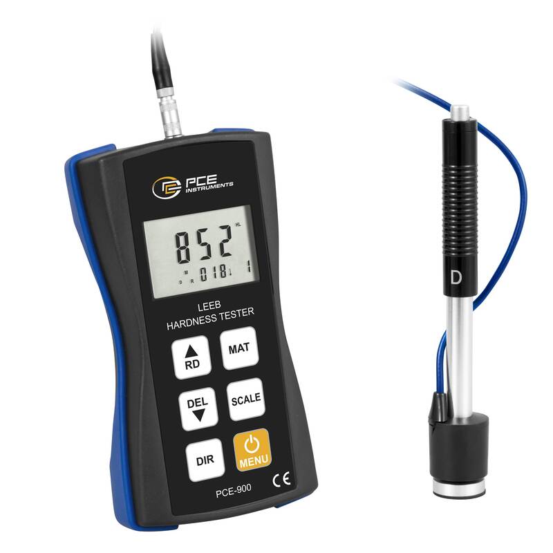 PCE Instruments Härteprüfgerät Leeb PCE-900 digital LCD Messgerät Prüfgerät - 4250348715869