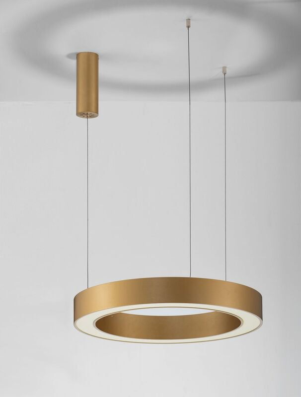 Nova Luce Pendelleuchte Hängelampe MORBIDO LED Messing Dimmer CCT Tuya App 60cm - 5212017438652