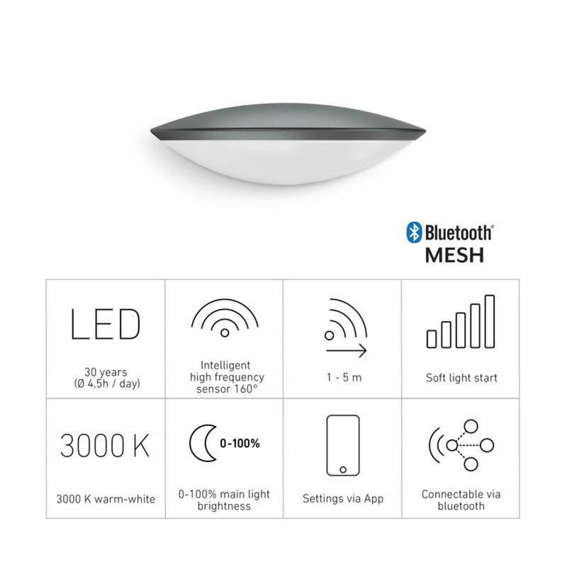STEINEL L 825 SC Außenwandleuchte Wandleuchte Gartenlampe Lampe Leuchte Licht - 4007841059903