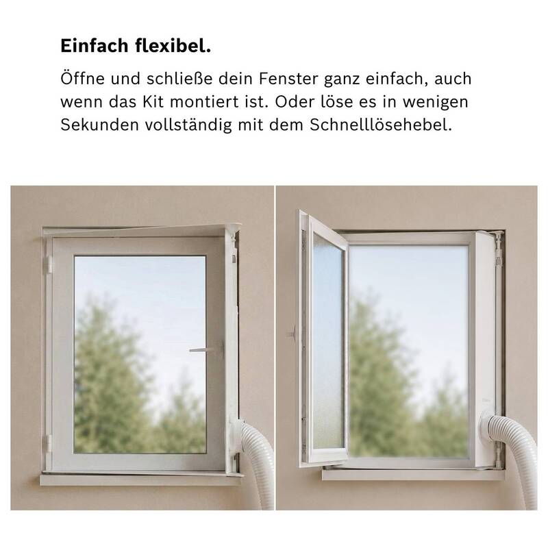 Fensterkit Fensterdichtungsset Fensterabdichtung optimale Isolierung Klimageräte - 4069143455395