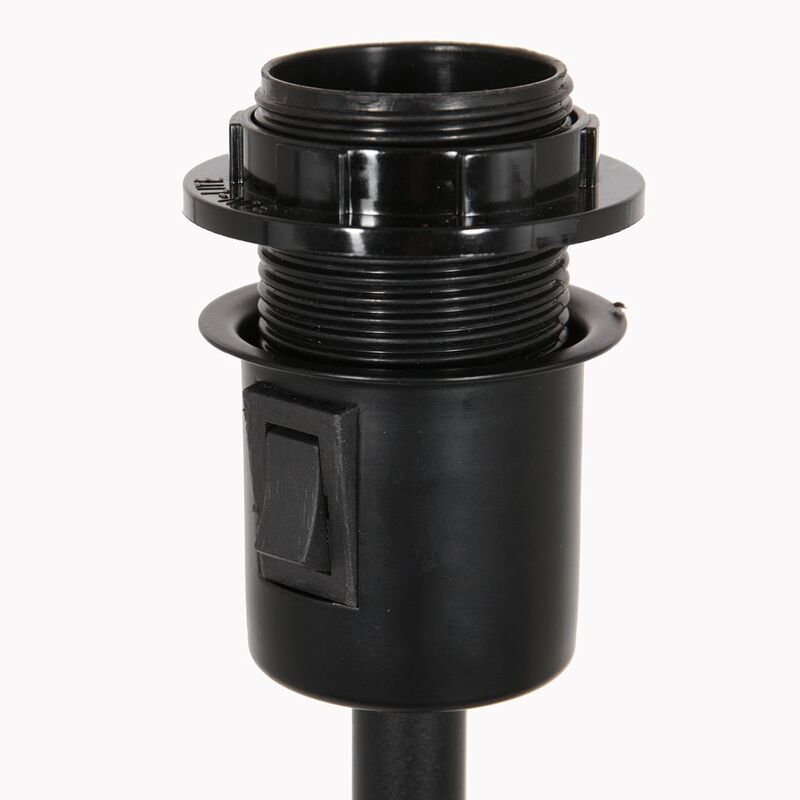 Steinhauer Stang Stehleuchte Standlampe ohne Schirm schwarz Metall Schalter LED - 8712746151473