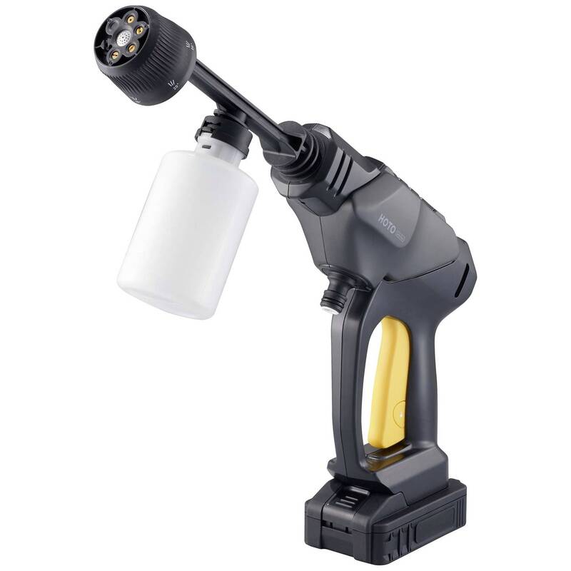 HOTO Mitteldruckreiniger QWXCJ001 24 bar 180 L/h mobil 200 W Akku 6 m Schlauch - 6974370800215