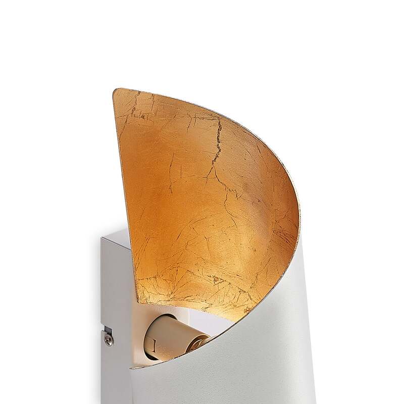 Lindby Wandleuchte Desirio LED Wandlampe dimmbar Akzentbeleuchtung weiß gold - 4251911712827