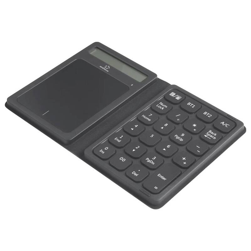 RenkforcRF-NK-300 Nummernblock Keypad Taschenrechner Touchpad Faltbar Schwarz - 4064161396323