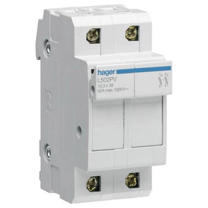 B-Ware Hager L502PV 2-poliger DC-Sicherungstrennschalter 1 St. für elektrische Systeme