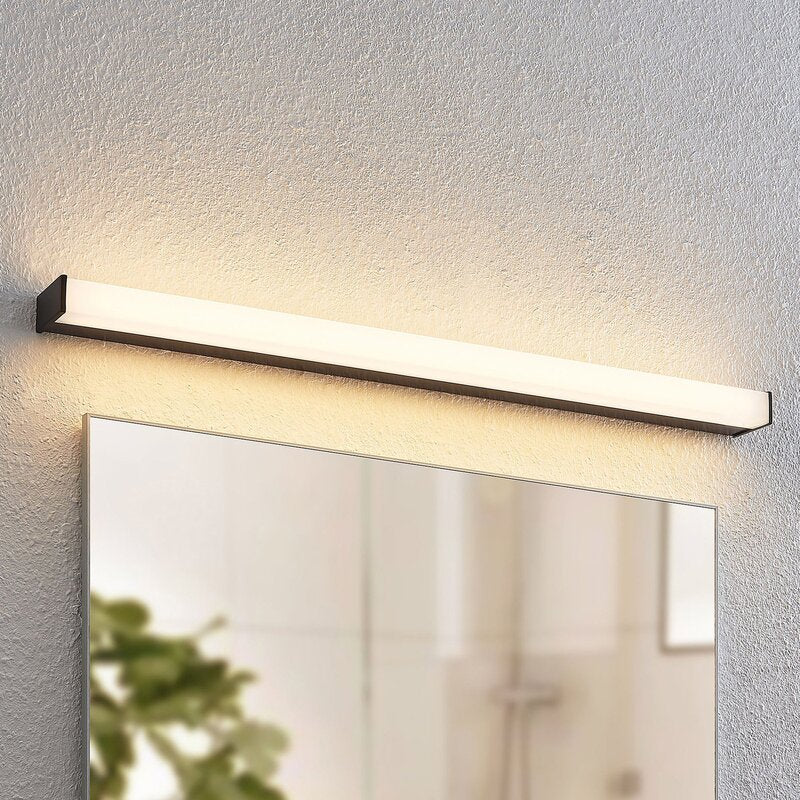 Lindby Ulisan LED-Badwandleuchte Wandlampe Badleuchte Lampe eckig 9W schwarz - 4251911718706
