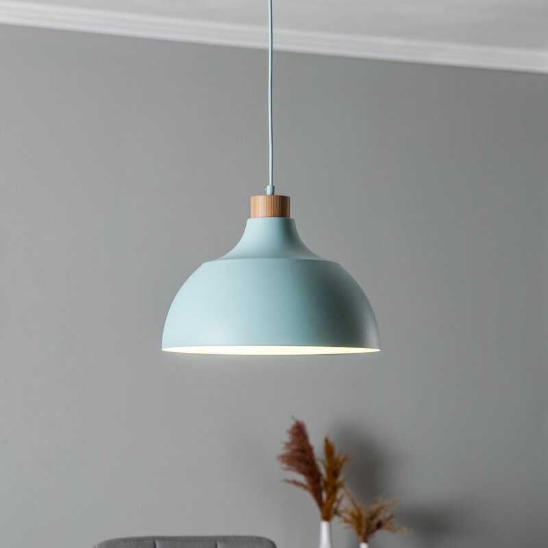 Envostar Hängeleuchte Kaitt Hängelampe Deckenlampe Lampe Holzdetail Ø 34 cm m882 - 5906135101504