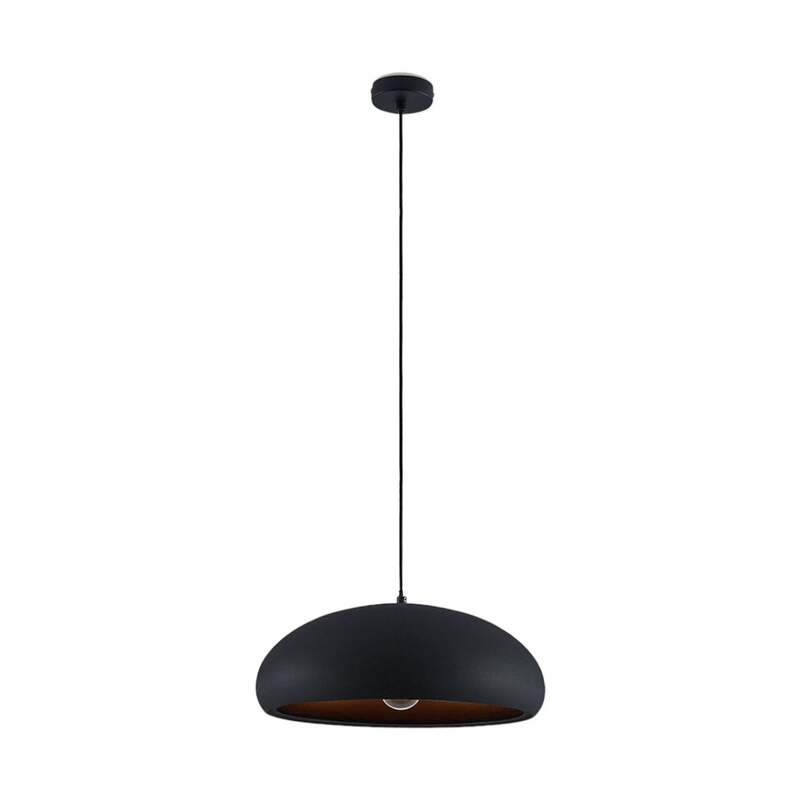 Lindby Pendelleuchte Hängeleuchte Gerwina LED Lampe dimmbar schwarz/gold 40cm - 4251096560633