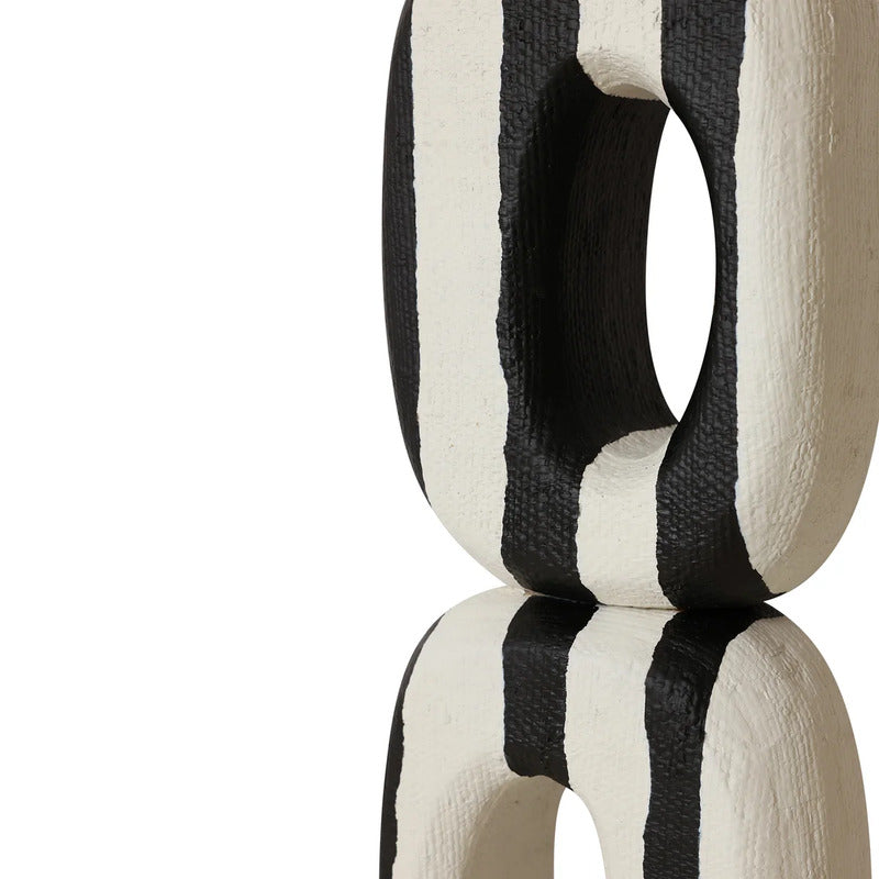 HKliving Monochrome Art Skulptur Statue Dekoobjekt schwarz/weiß SIEHE TEXT/FOTO - 8718921074056