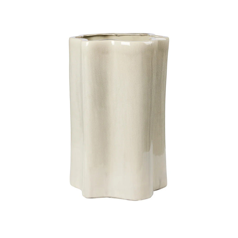 Broste Copenhagen Sonja Übertopf Pflanzgefäß Blumentopf Keramik H 55 cm grau - 5710688214280