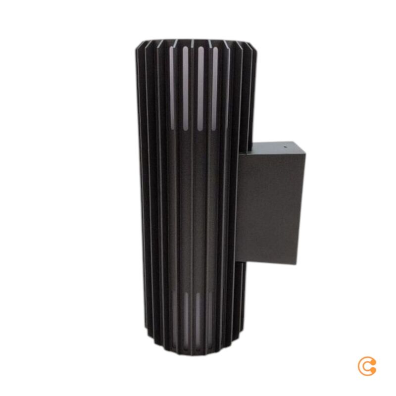 Nordlux Außenwandleuchte Aludra Double anthrazit 2-flg. LED Wandleuchte IP54 - 5704924022128