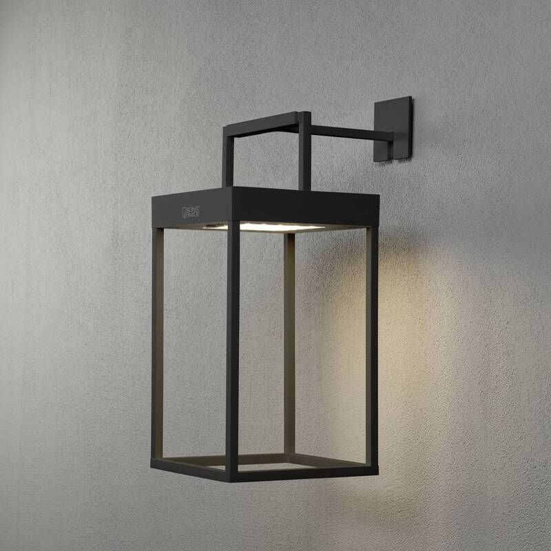 Konstsmide Solar-Dekoleuchte Portofino LED Wandleuchte warmweiß schwarz 3.7W - 7318307815757