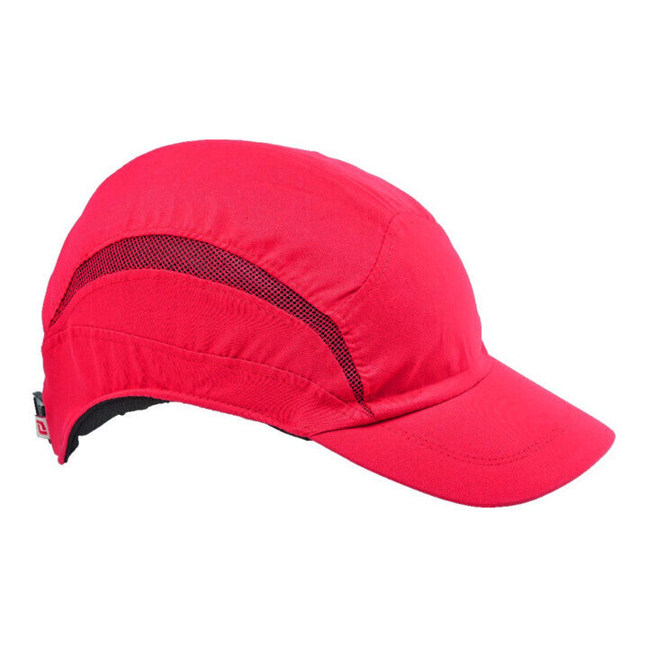 3M Anstosskappe Schutzkappe Basecap Rot Classic Standard Schweißband 4 STÜCK - 4054596715325