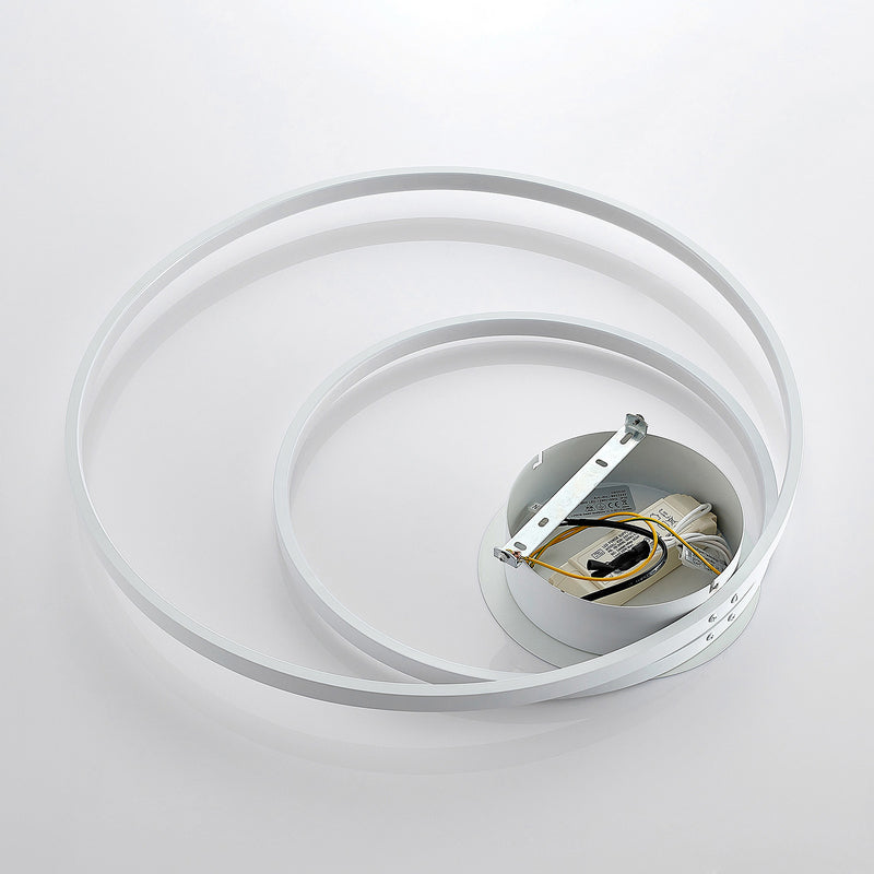 Lindby Deckenlampe Deckenleuchte Nerwin LED Lampe dimmbar warmweiß Ø59,5cm - 4251096574029