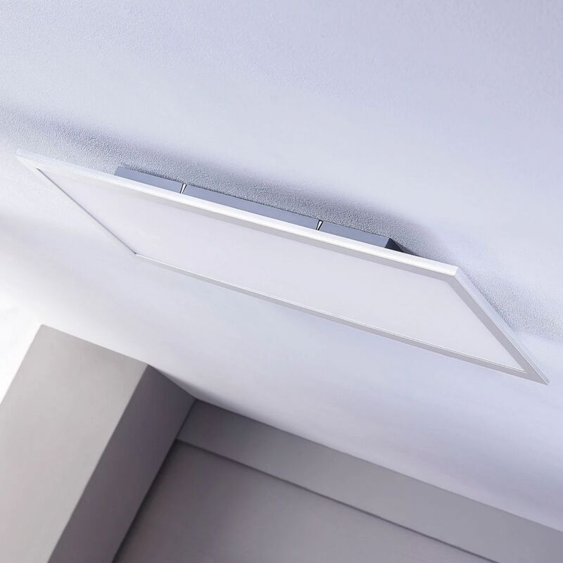 Lindby Deckenleuchte LED Livel Lampe Leuchte silber 4000K 80x30cm IP20 36W - 4251096528374
