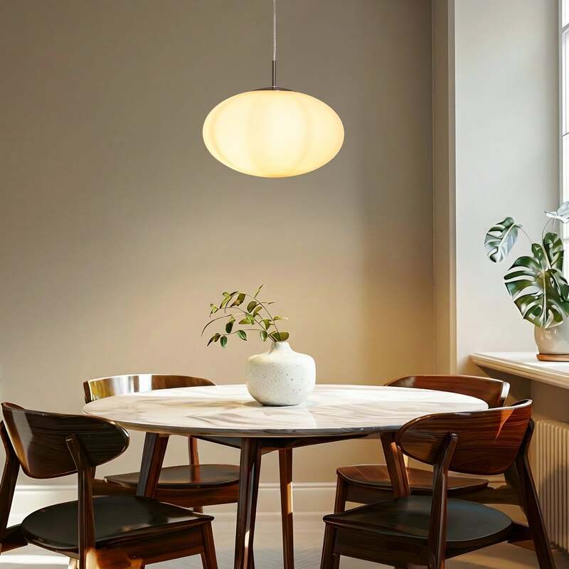Lindby Hängeleuchte Sonika LED Pendelleuchte Lampe dimmbar nickel Ø40cm 24cm - 4251096581737