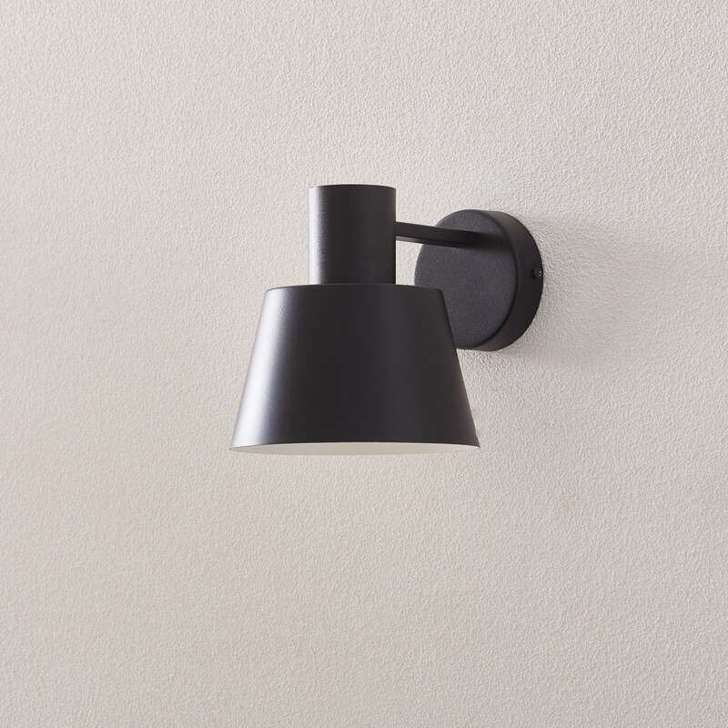 Euluna Wandleuchte Dunka Wandleuchte Lampe Leuchte Metall einflammig E27 schwarz - 5902846816591