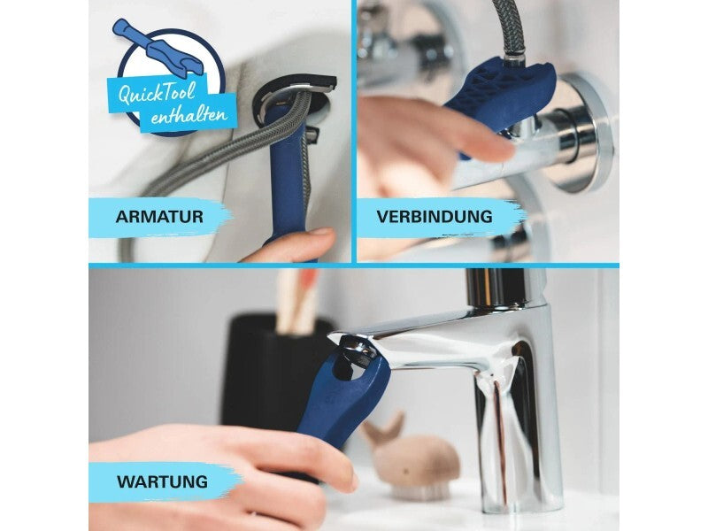 Grohe Waschtischarmatur Einhebelmischer Alira Chrom wassersparend 1-Loch 2 - 4005176768712