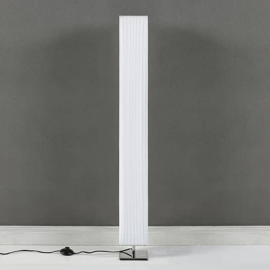 Lindby Stehlampe Janno Stehleuchte Wohnzimmerleuchte Standleuchte Weiß Stoff E27 - 4251096526189