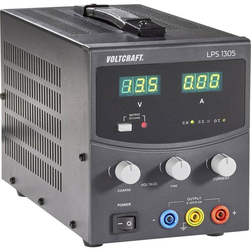 VOLTCRAFT LPS1305 Labornetzgerät 0-30V 5A 150W Desktop 4mm Buchsen - 4016138996319