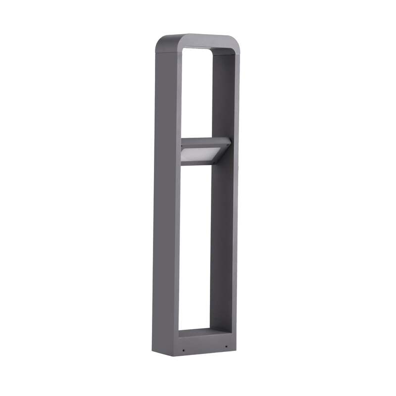 Lindby Wegeleuchte Gartenleuchte Darko LED Pollerleuchte dunkelgrau 100cm IP54 - 4251911752021
