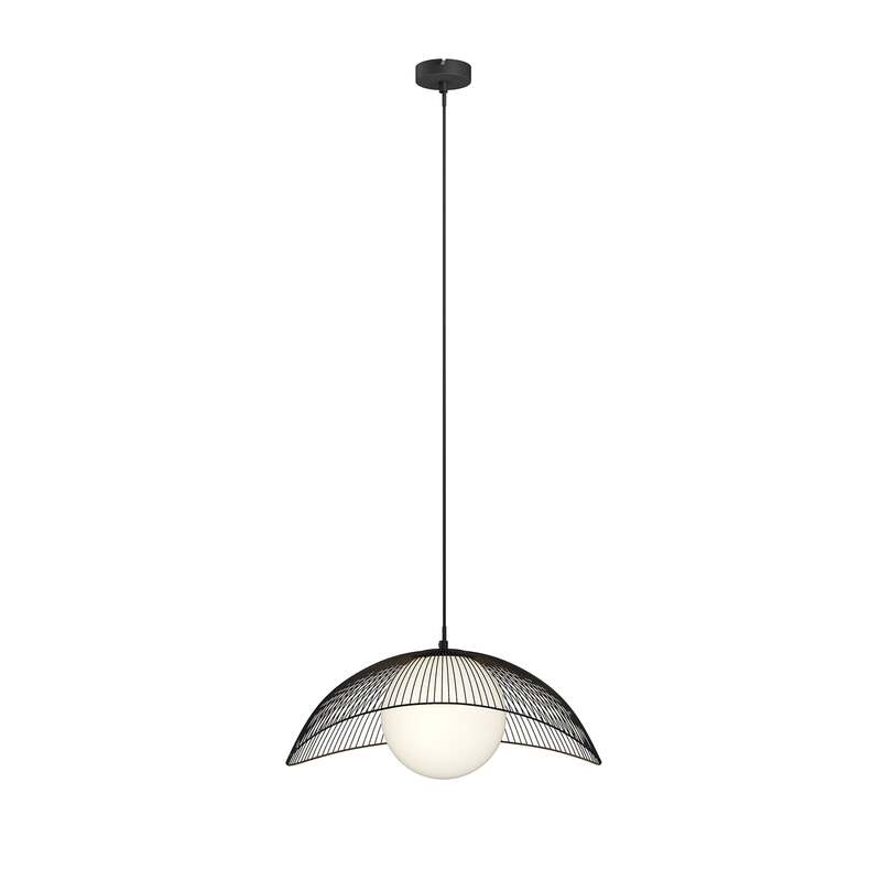 Lindby Hängeleuchte Fabronia LED Pendelleuchte Lampe dimmbar schwarz/weiß - 4251096570106