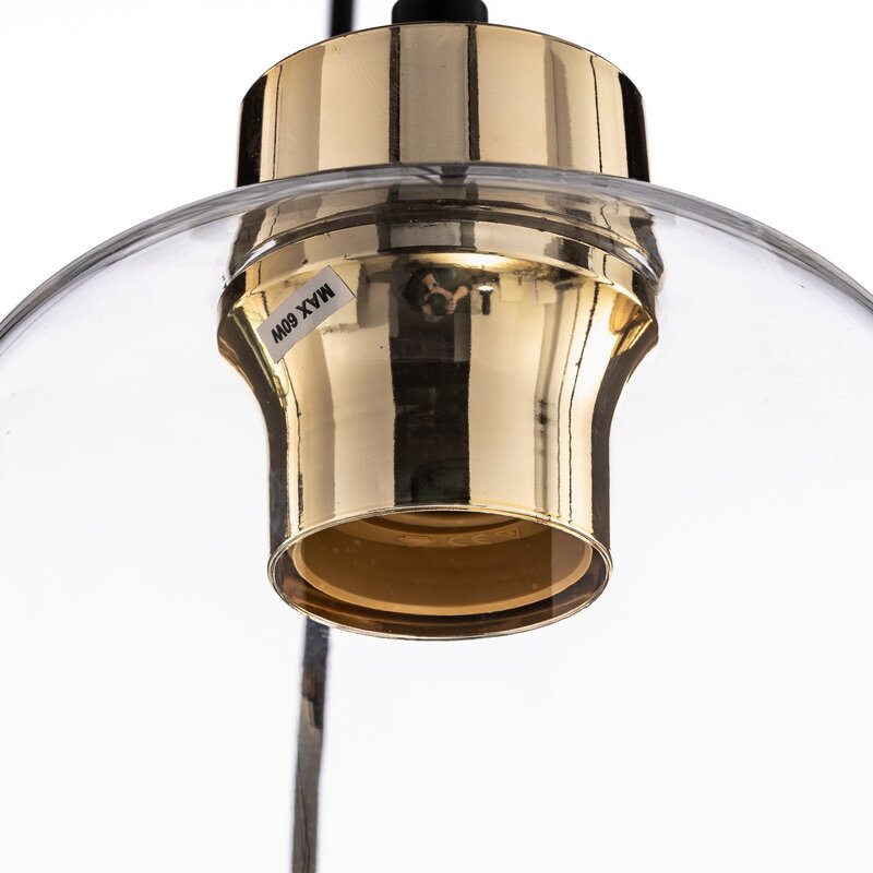 Hängeleuchte Marco Hängelampe Deckenlampe Leuchte Green 6-flg. klar grün braun - 5901780533281