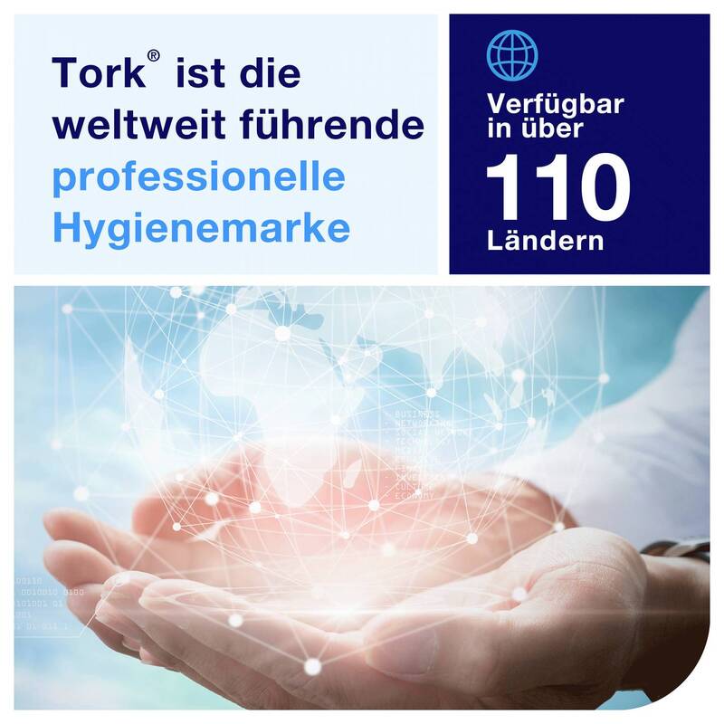 Tork Papierhandtuchspender Xpress Mini H2 Hygienespender weiß 302x295mm 1 Stück - 7322540349184