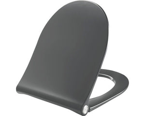 B-Ware Pressalit WC-Sitz Sway D Duroplast schwarz Absenkautomatik Lift-off 414-454mm