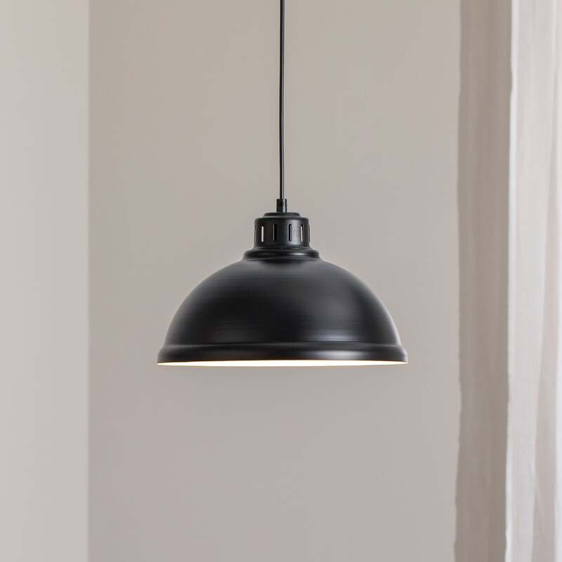 Hängeleuchte Pendelleuchte Sven Big Schwarz Stahl E27 Lampe Leuchte Esszimmer - 5907565990416