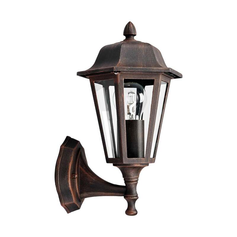 Lindby Außenwandleuchte Lamina LED Gartenlampe Wandleuchte dimmbar rost 31,3cm - 4251096500271