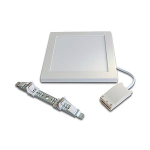 B-Ware Hera Leuchte Lampe LED weiss Kunststoff Einbau Aufbau Universalweiss 4000K IP20