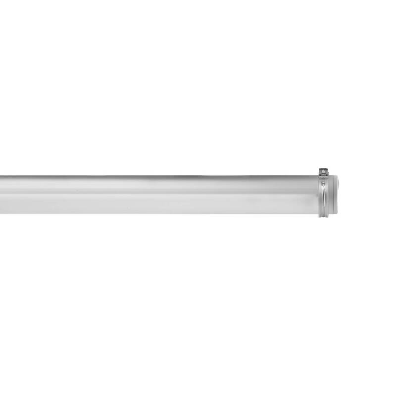 Pracht Rohrleuchte Rundrohrleuchte LED Weiß Transparent - 4018098221654