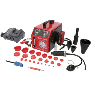 B-Ware KS Tools Nebelmaschine Rauchlecksuchgerät Lecksuchgerät Akku Durchfluss 36-tlg