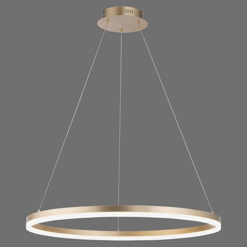Paul Neuhaus Titus Hängelampe Pendelleuchte LED Deckenlampe messing Ø80cm - 4012248362877