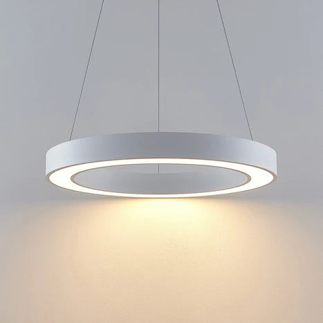 Arcchio LED Pendelleuchte Sharelyn Hängelampe weiß Ring CCT Aluminium 80 cm - 9939004