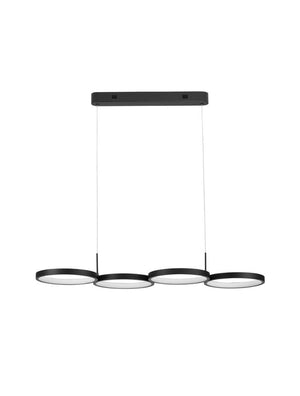 B-Ware Nova Luce Pendelleuchte Hängelampe MAGNUS LED Schwarz Warmweiß dimmbar 84 cm 283