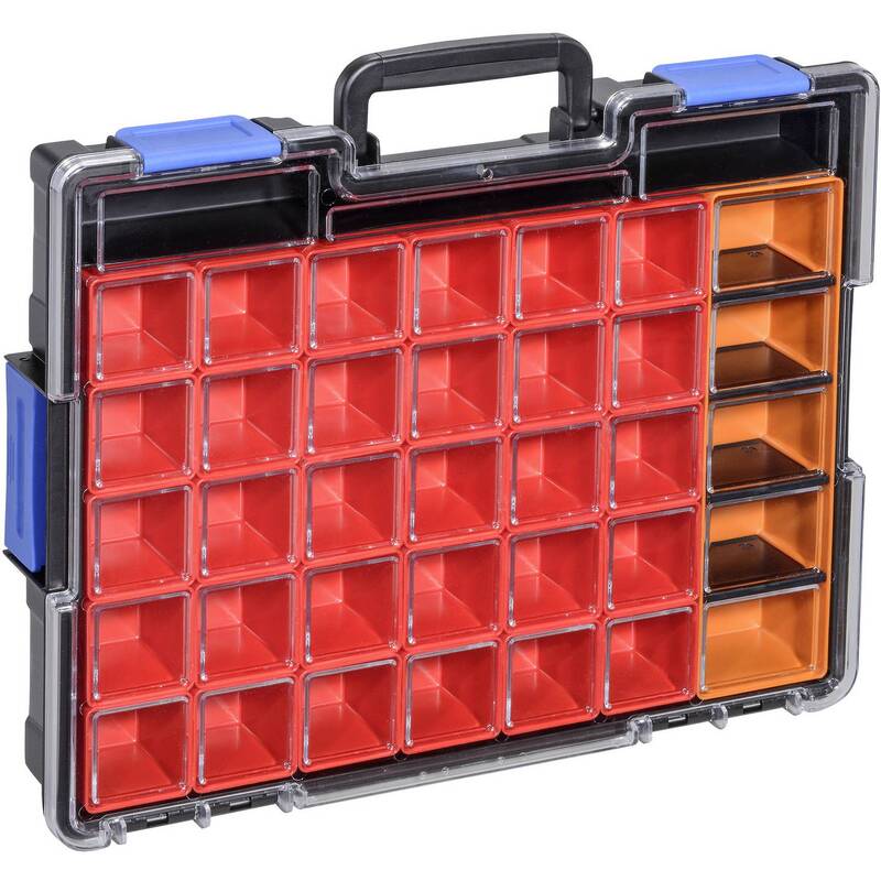 Allit Sortimentskoffer EuroPlus Pro K44/36 Werkzeugkoffer 36 Fächer schwarz - 4005187542509