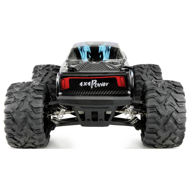 Amewi RC Einsteiger Modellauto M-Land Blau Monstertruck 1:16 4WD 48 km/h RtR - 4260768517301