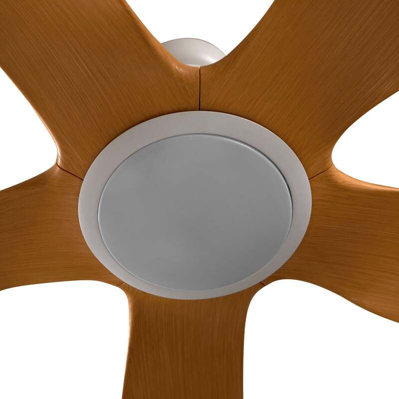 Lucande LED-Deckenventilator Omendo weiß DC leise dimmbar für Räume bis 15 m² - 4251911780031