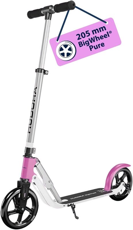 HUDORA Roller Scooter Tretroller BigWheel Pure Aluminium klapp SIEHE TEXT/FOTO - 4005998859483