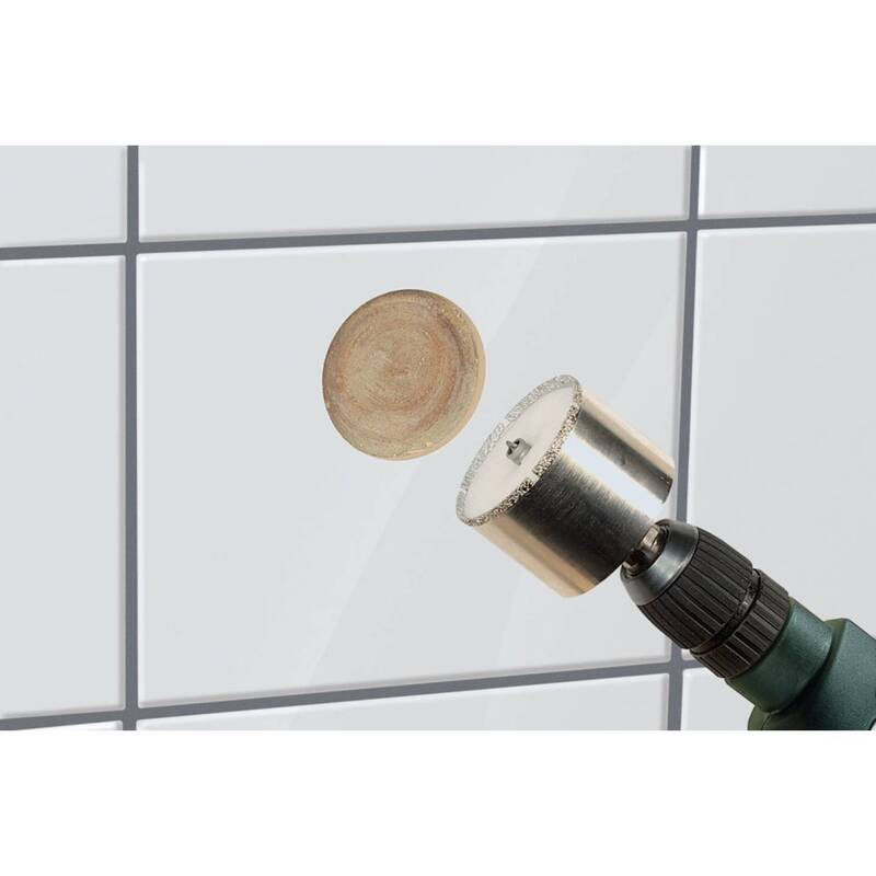 Wolfcraft Lochsäge 22mm diamantbeschichtet Bohrer Fliesen Handwerk Werkzeug - 4006885592209